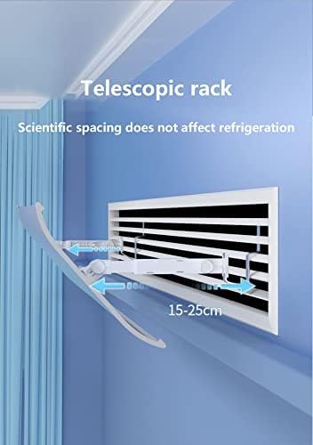 Air conditioning deflector Air Conditioner Deflector Windshield Baffle Anti-direct Blowing Home Hotel White