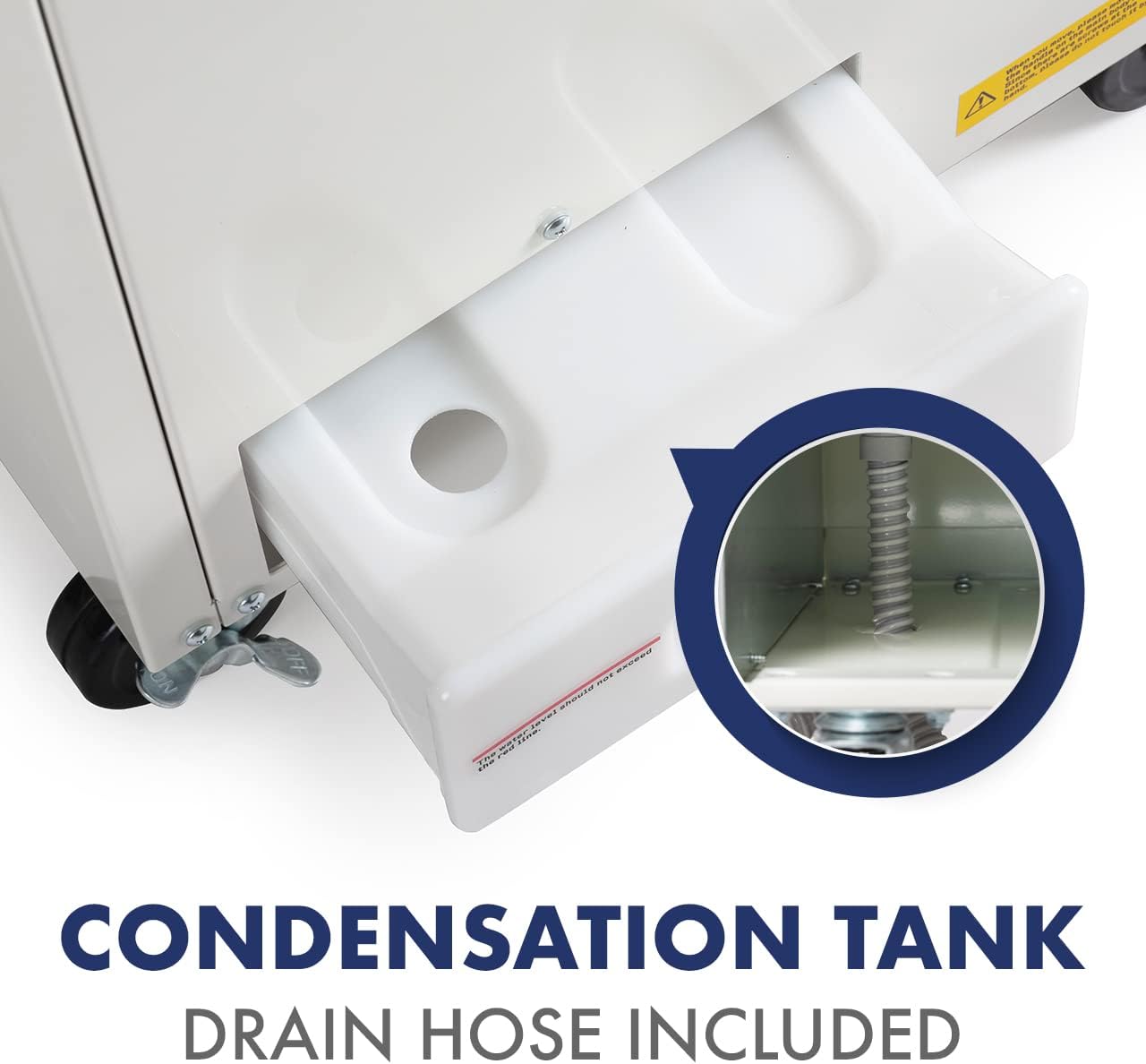 Uninex SAC3000AS Indoor/Outdoor KOOLZONE Mobile Spot Cooler with Twin Duct, Auto-Oscillating, Industrial Grade, 10,236-BTU, R-32 Refrigerant