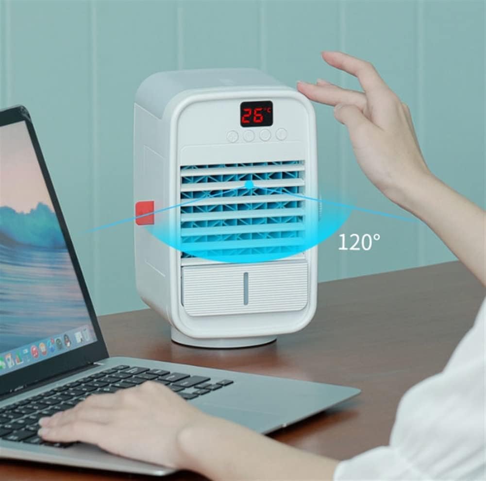 Portable Air Conditioner Fan - Air Cooler Fan, Portable Desktop Cooling Fan, Personal Table Air Conditioner Fan, Ideal for Desktop Office Small Room Dorm