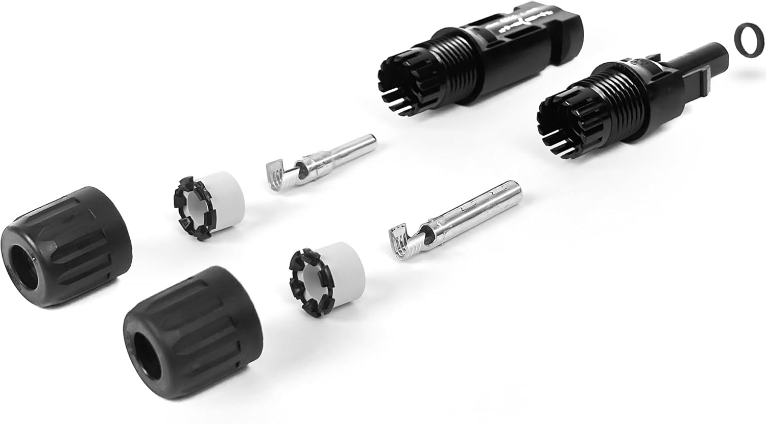 Staubli MC4 Male & Female Solar Panel Connectors (20 Pairs) – for PV Cable, Made in USA