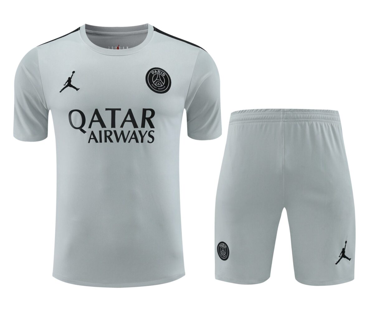 Conjunto de calentamiento PSG gris claro - NewNow