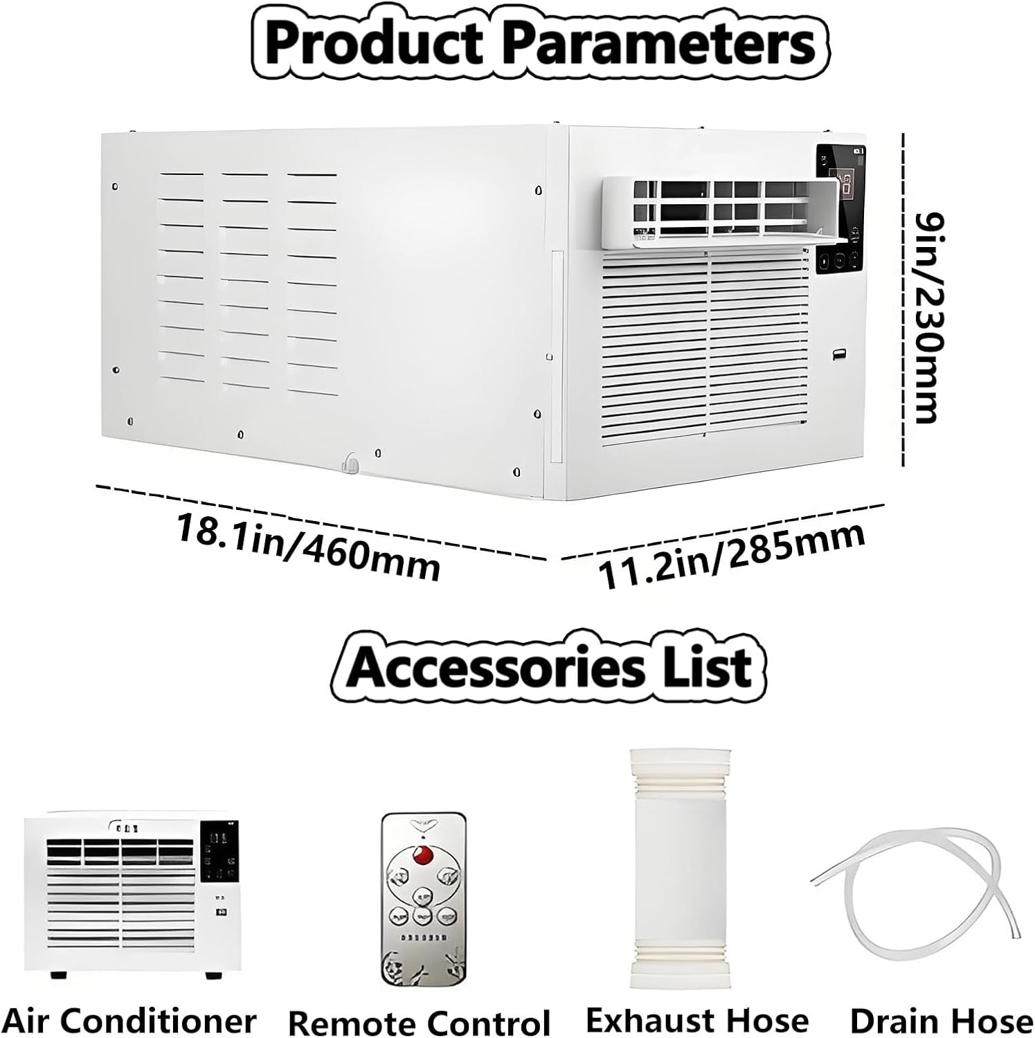 Air Conditioning Unit Compact Dehumidification Remote Control and Timing 1-12h Portable Ac Tent Air Conditioner Cooling for Consumption Camping Tent RV Mosquito Net Air Conditi