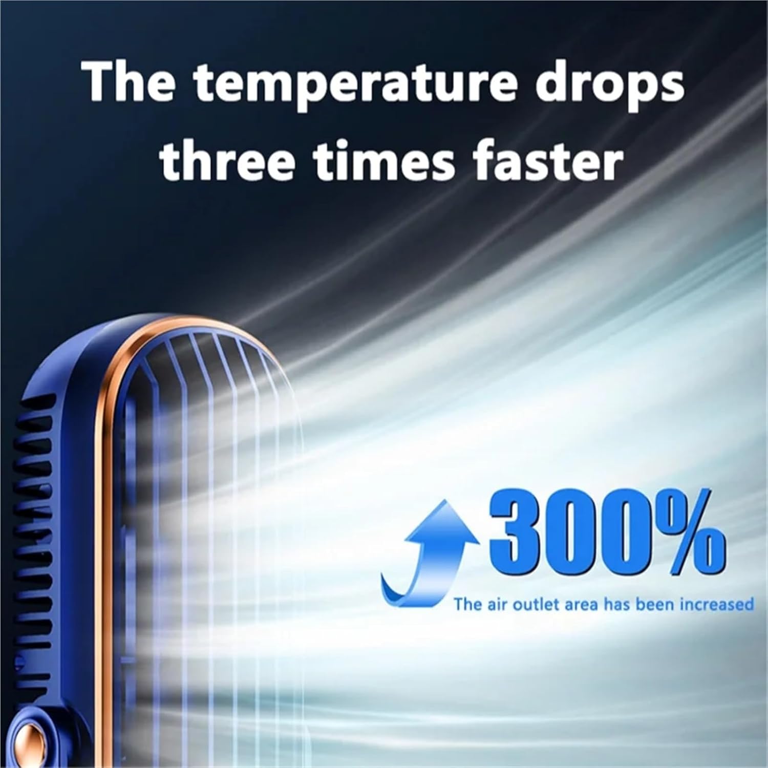 Portable Air Conditioner, Small Air Conditioner Degree Adjustable Charge Large Air Conditioner,Desktop Fan for Home Outdoors(Gray)