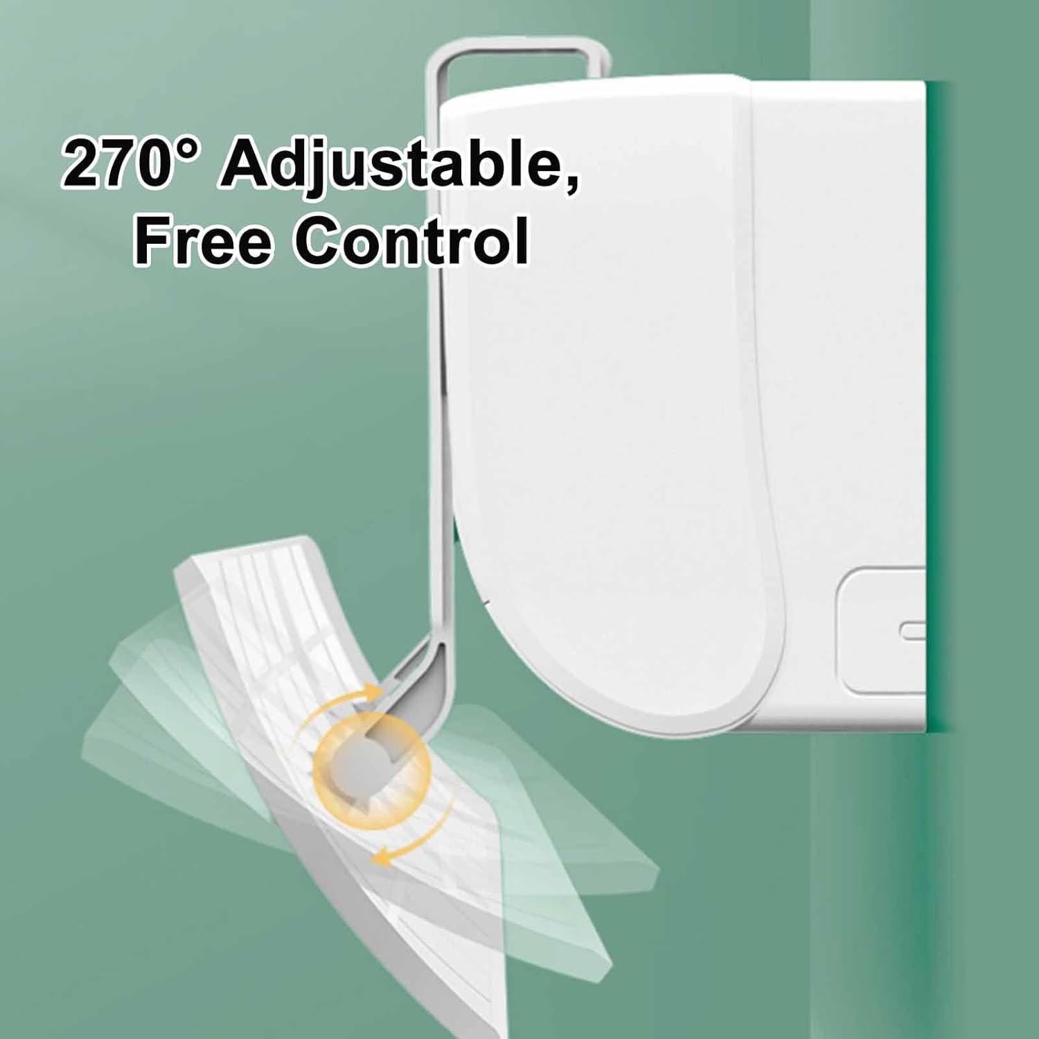 Air Conditioner Deflector, Universal Air Conditioning Baffle, PVC Anti-Blow ac Vent Deflector, for Cooling & Heating Systems