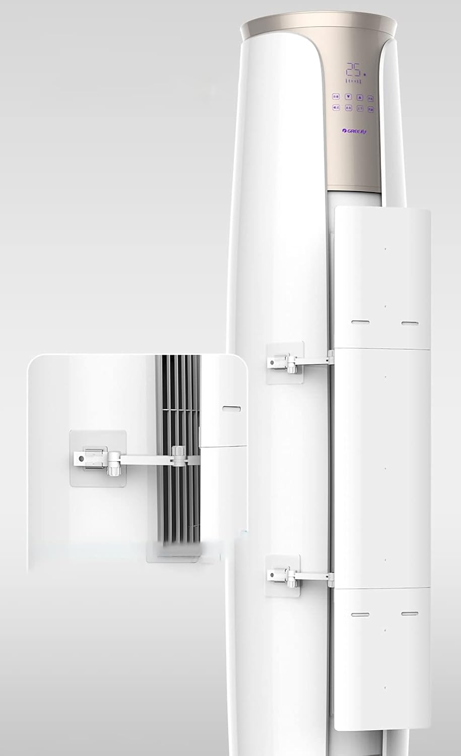 Air Conditioning r Household Items Vertical Cylindl Air Conditioner r, Cool and Windless Universal Cabinet Air Conditioner Hood Guide Air, Office Air Conditioning Angle Adjust