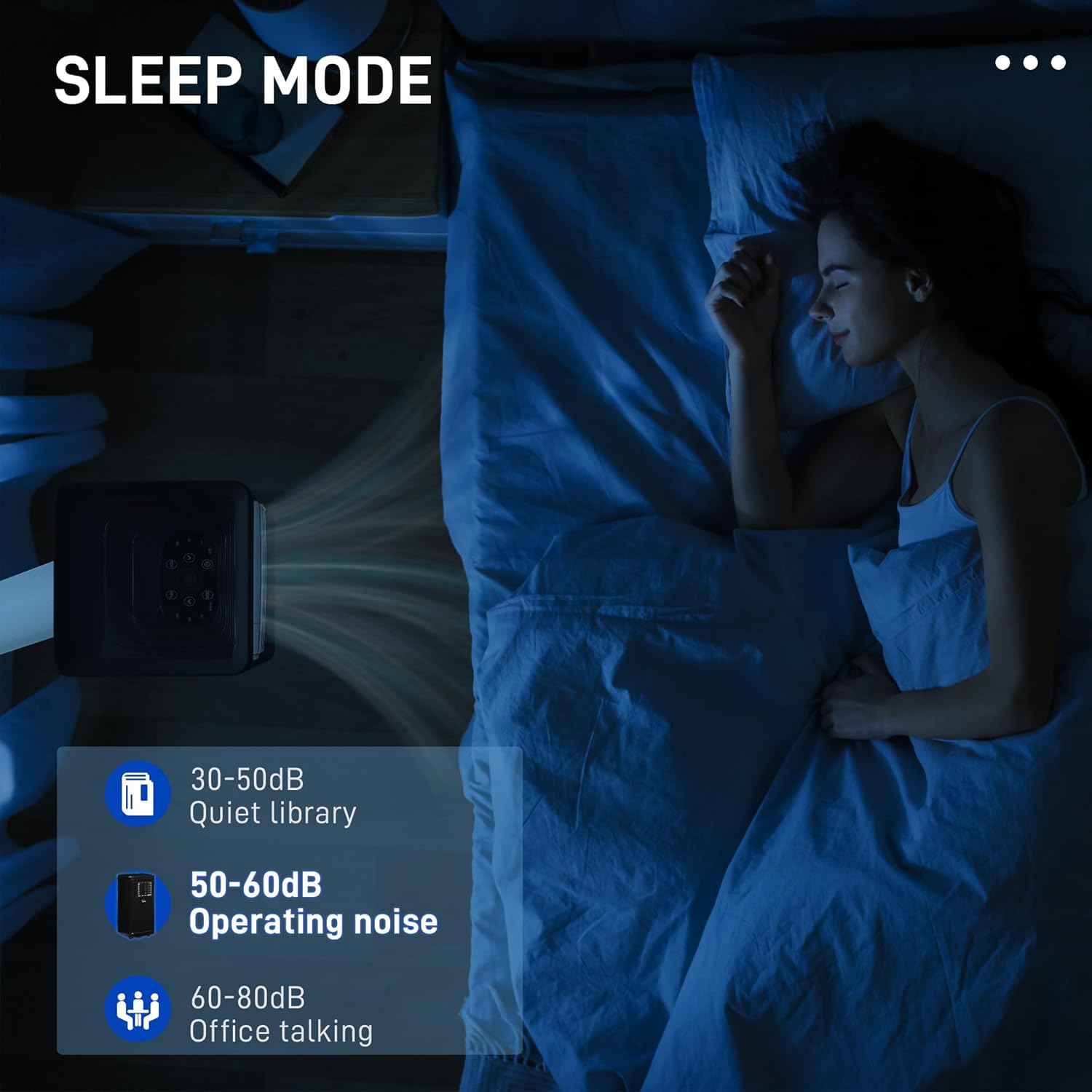 HOMCOM 8000 BTU Portable Air Conditioner, for Rooms Up to 344 Sq. Ft., 3-in-1 Portable AC Unit with Dehumidifier, Cooling Fan, Sleep, 24H Timer On/off, Remote, Window Installation Kits, Deep Black