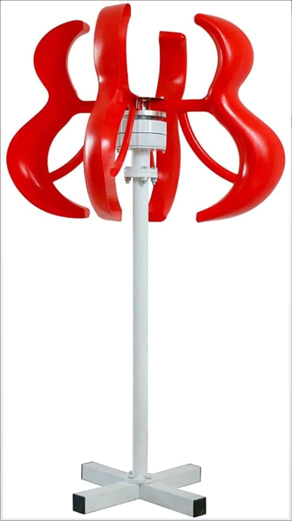 12000W 12V/24V 5 Blade Wind Vertical Axis Generator 3 Phase AC Permanent Magnet Wind Generator Kit with Controller