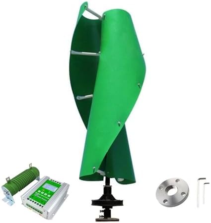 4KW Wind Turbine Generator Kit – 12V/24V/48V Off-Grid Maglev System, Noiseless & Efficient, Hybrid MPPT Charge Controller, Ideal Low-Wind Renewable Energy Solution (48V)
