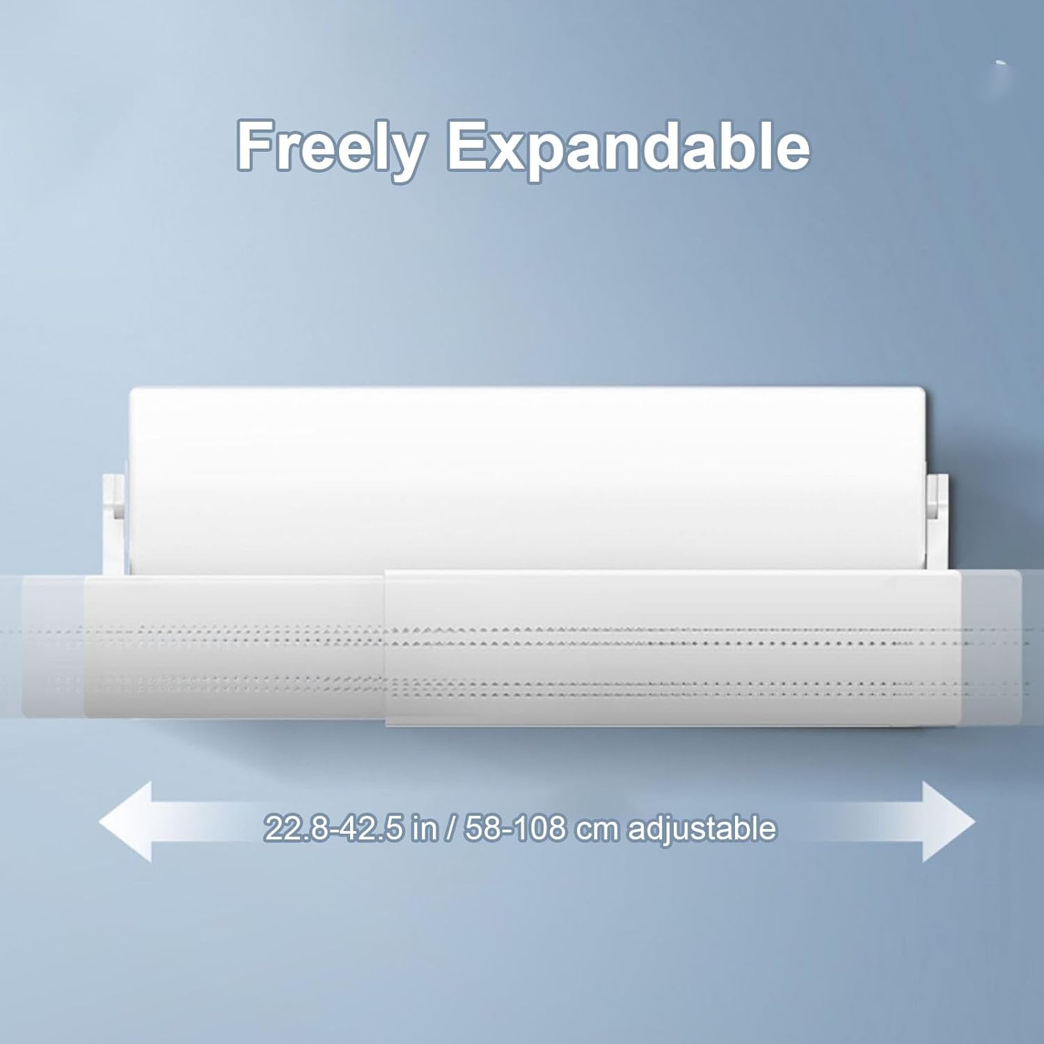 Air Conditioner Deflector, Air Conditioning Baffle, Adjustable Panel Width, Air Conditioners wind Deflector of Variable Angle