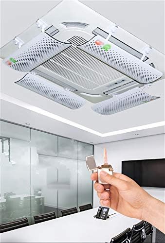 Air conditioner windshield 1PC Air Conditioner Cover Air Conditioning Wind Deflector Central Air Conditioning Prevent Wind Deflector Blowing Direct Deflector