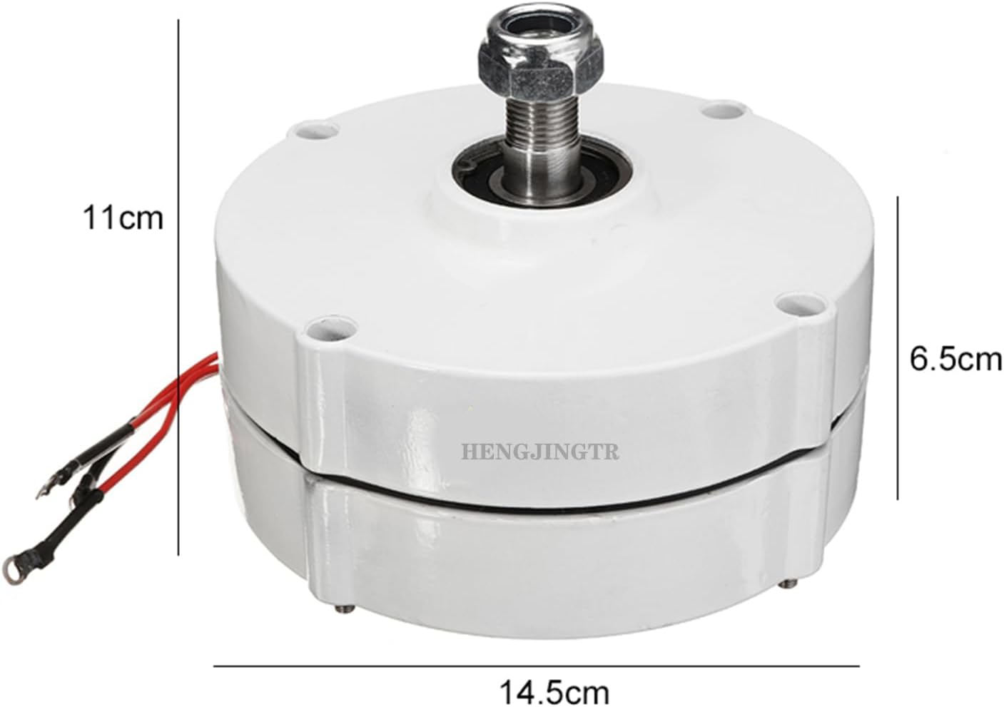 12v,14000W Gearless Permanent Magnet Generator Turbine, Low Speed 12V- 220V for Wind Turbine And Water Turbine Homeuse(White)