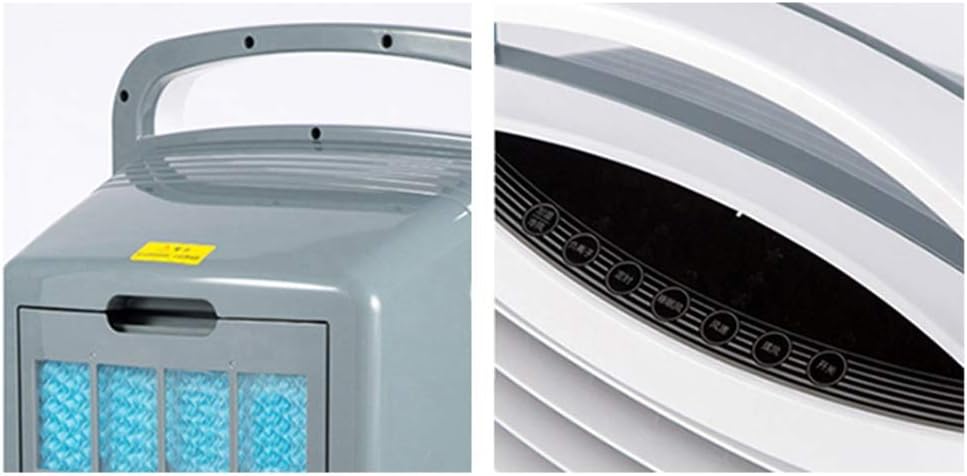 Portable Air Conditioner Fan Air Cooler, Portable Air Conditioner Evaporative Misting With Remote Control Humidifier Fan And Bladeless Noiseless Fan, For Office, Dorm, Room(Free Ice Tray)