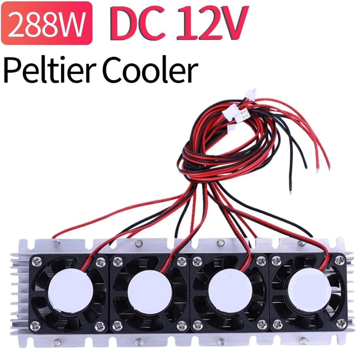 288W DC 12V 30A Thermoelectric Cooler DIY Semiconductor Cooling System for Air Conditioning Fan Lucky