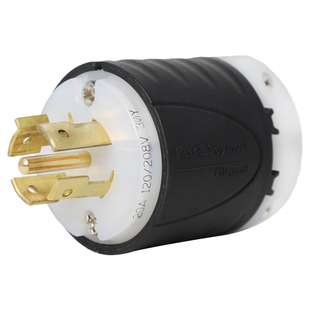 L21-20 Generator Plug - 5 Pack, L21-20P, 20A, 120/208V, 5-Wire for 4160W Generators - Iron Box # IBX-L2120P (5)