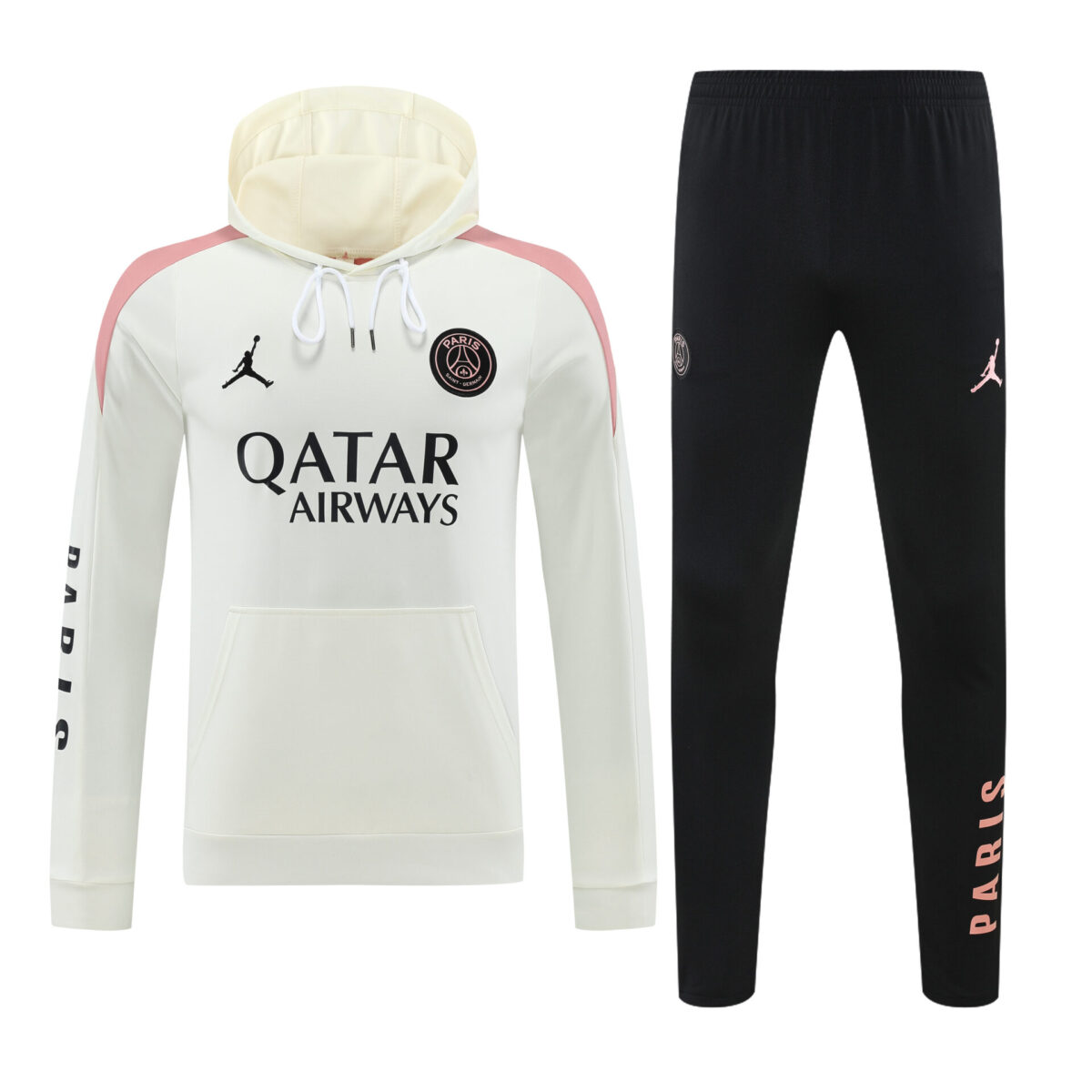 Conjunto manga larga PSG blanco y rosa - NewNow