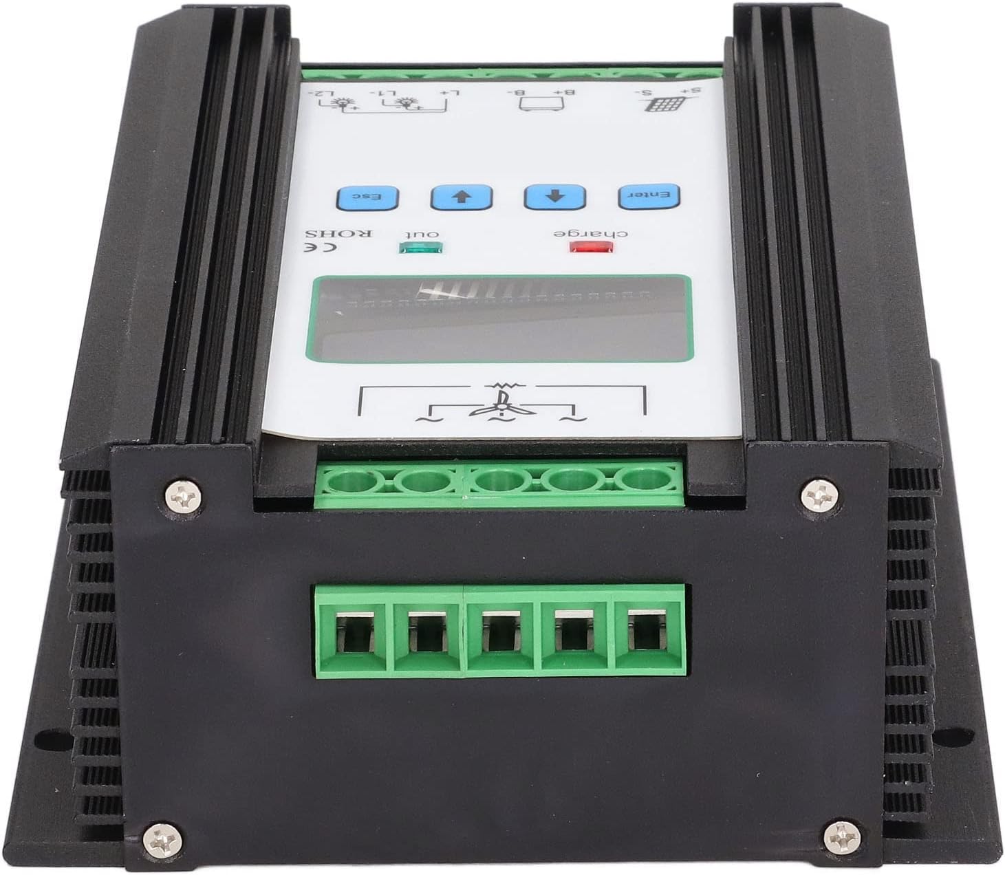 Wind Solar Controller, Digital nt Regulator, 12V 24V 600W PWM Charging with LCD Di, id Solar Wind System