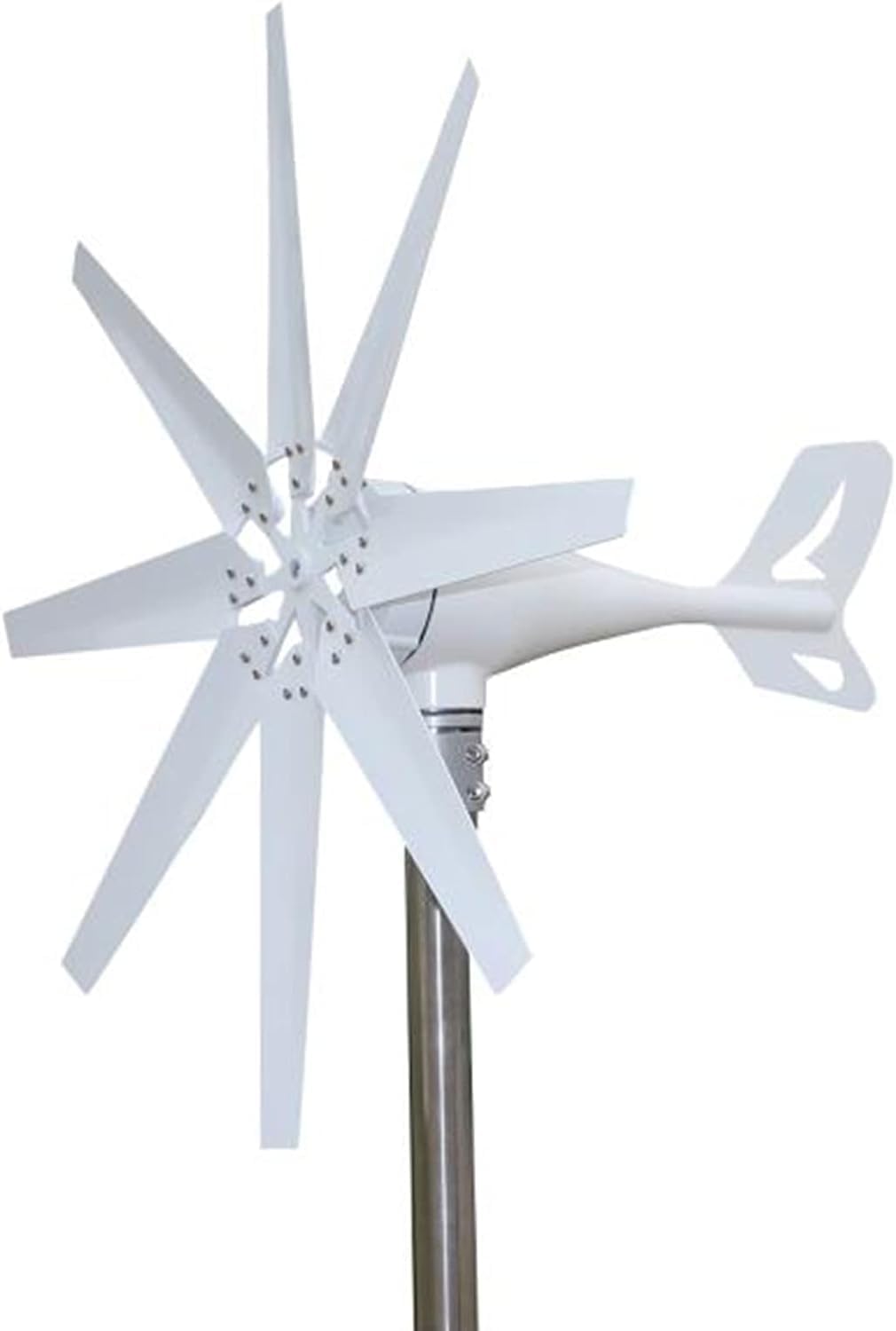 CAJUCA 8000W Portable Vertical Wind Power Turbine Generator Kit,12V 24V 48V Efficient Wind Turbine Generator with Charge Controller