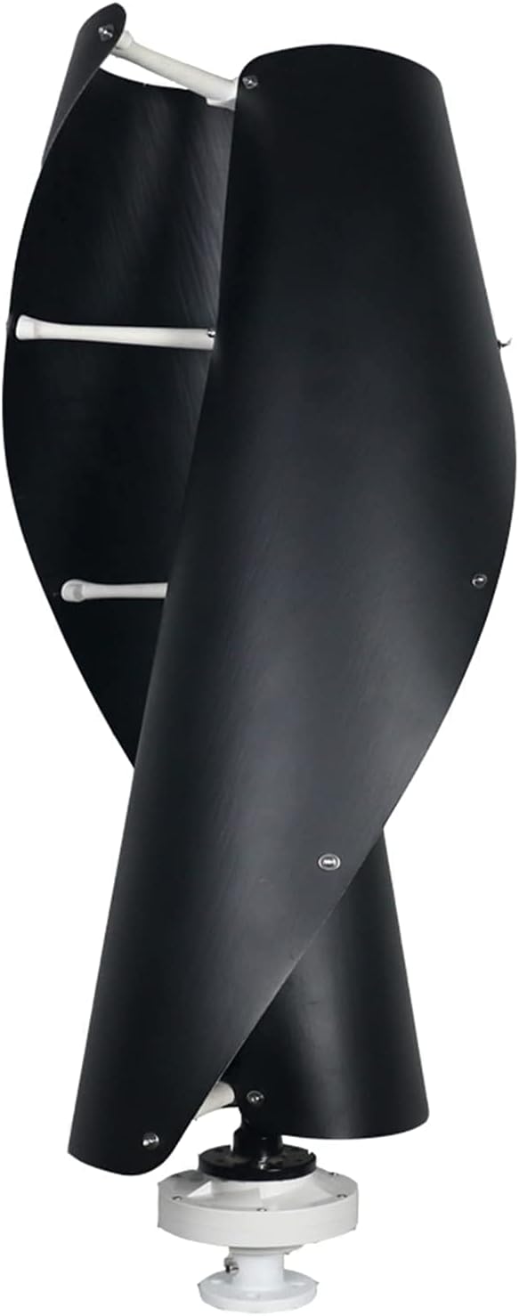 12000W Low Noise Rotation Vertical Wind Turbine, 12V 24V 48V 220V Spiral Vertical Wave Wind Generator with Controller