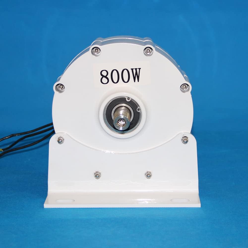 Wind Turbine, 800W 1000W 12V 24V 48V Permanent Magnet Generator 600rpm Gearless 3 Phase Synchronous Alternator Dynamo Water Wind Turbine(with Base,24V_500W)