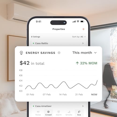 Smart Air Conditioner Controller | WiFi Remote & Sensor | Energy-Saving Smart Cooling Device | Comfort & Control for Mini Split, Heat Pump & Home