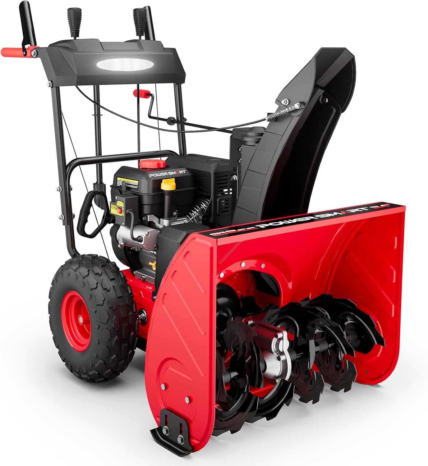 PowerSmart 26 in. 2-Stage Snow Blower Self-Propelled Gas-Powered 212cc 4-Cycle OHV Engine with Electric Start