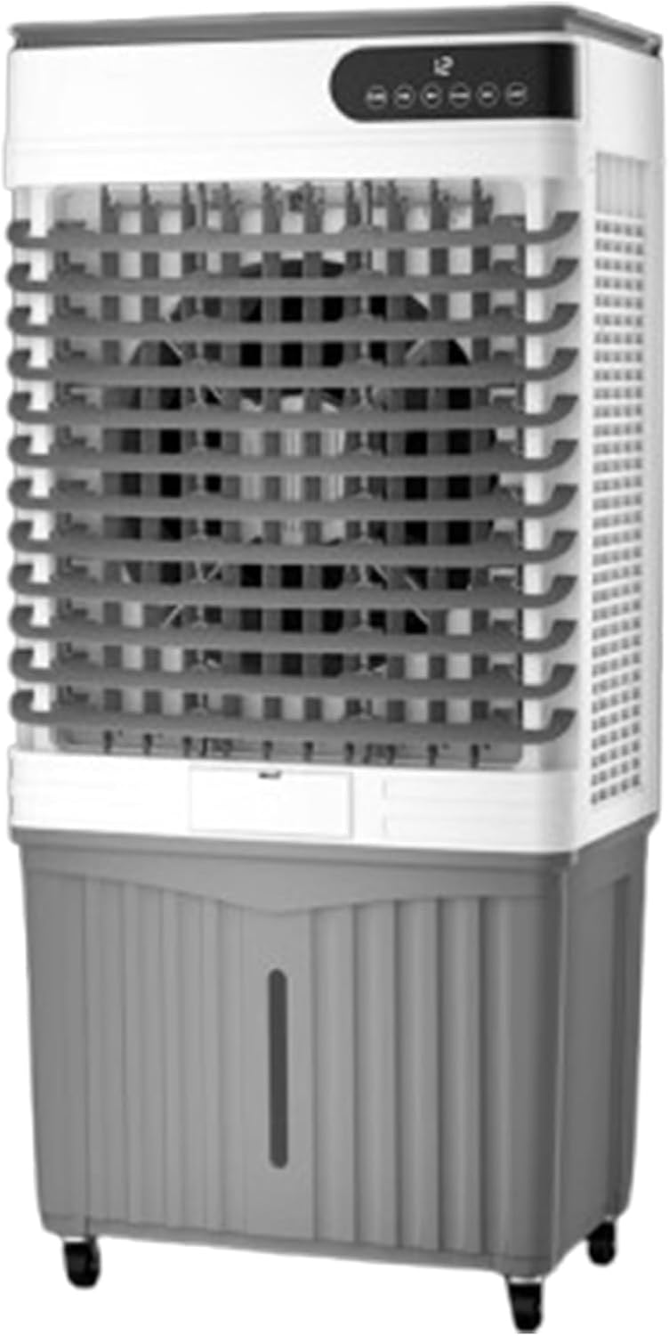 Portable Air Conditioners, Evaporative Air Cooler with Large Water Tank and 3 Ice Packs, 3-in-1 Swamp Coolers for Living Room Office(49 * 38.5 * 115cm)