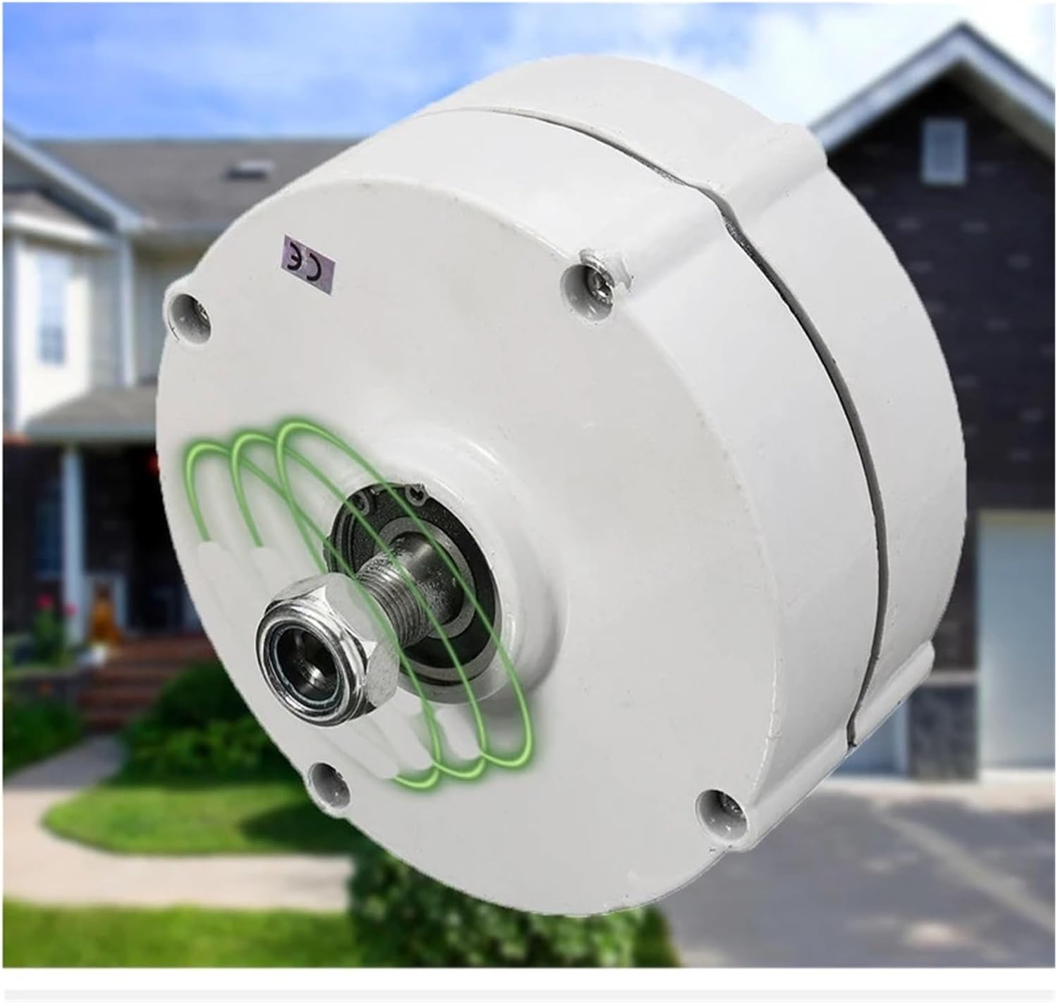 5000W Wind Turbine Generator Kit 12V24V48V AC Single Phase tor Wind Turbine High Efficiency Wind Power Generator Industrial Energy(Double Shaft,24V_8000W)