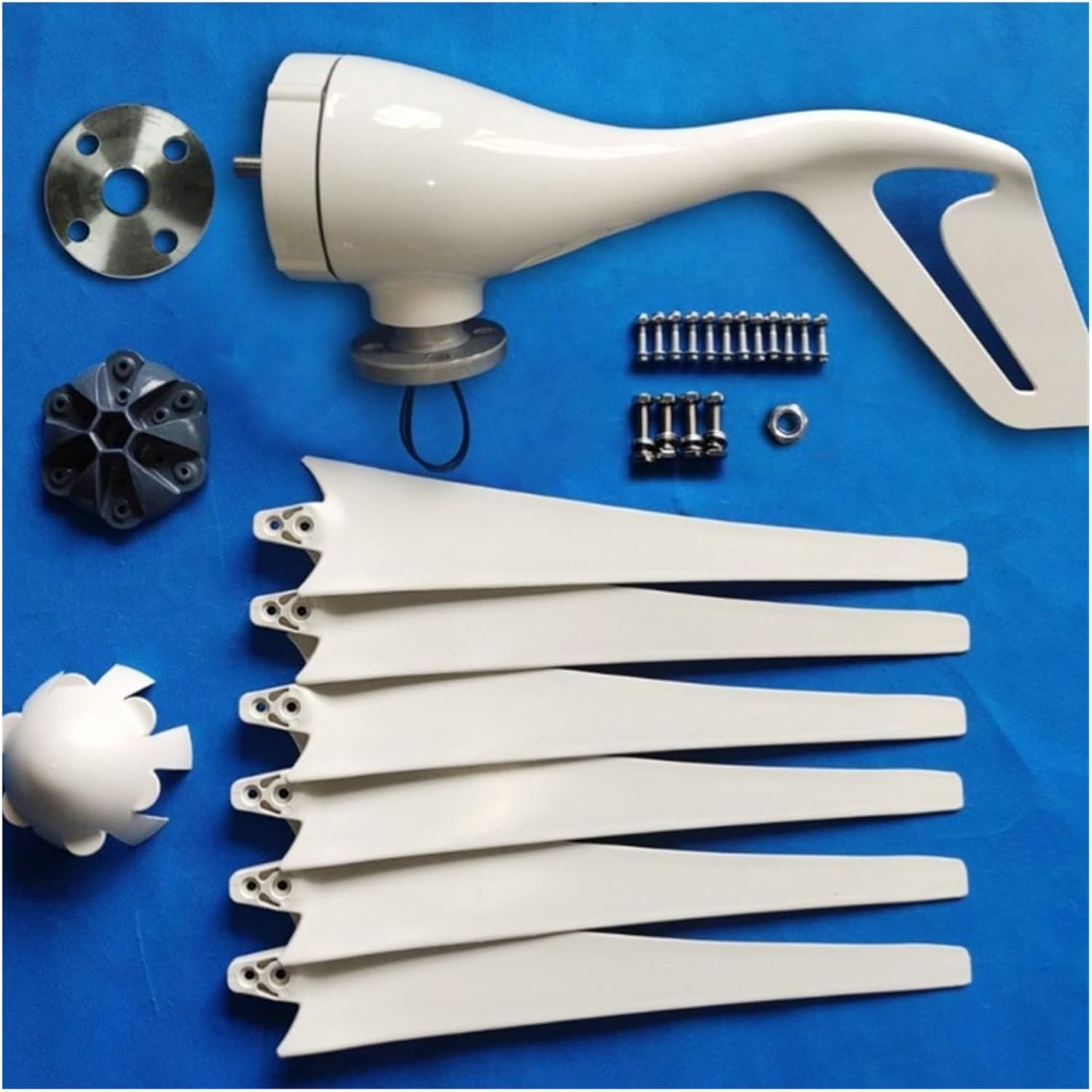 Wind Generator, S3 Wind Generator 24V Permanent Magnet Solar Hybrid System for Street Light Home Landscape Power,for Home, Farm, RVs, Boats(300w)