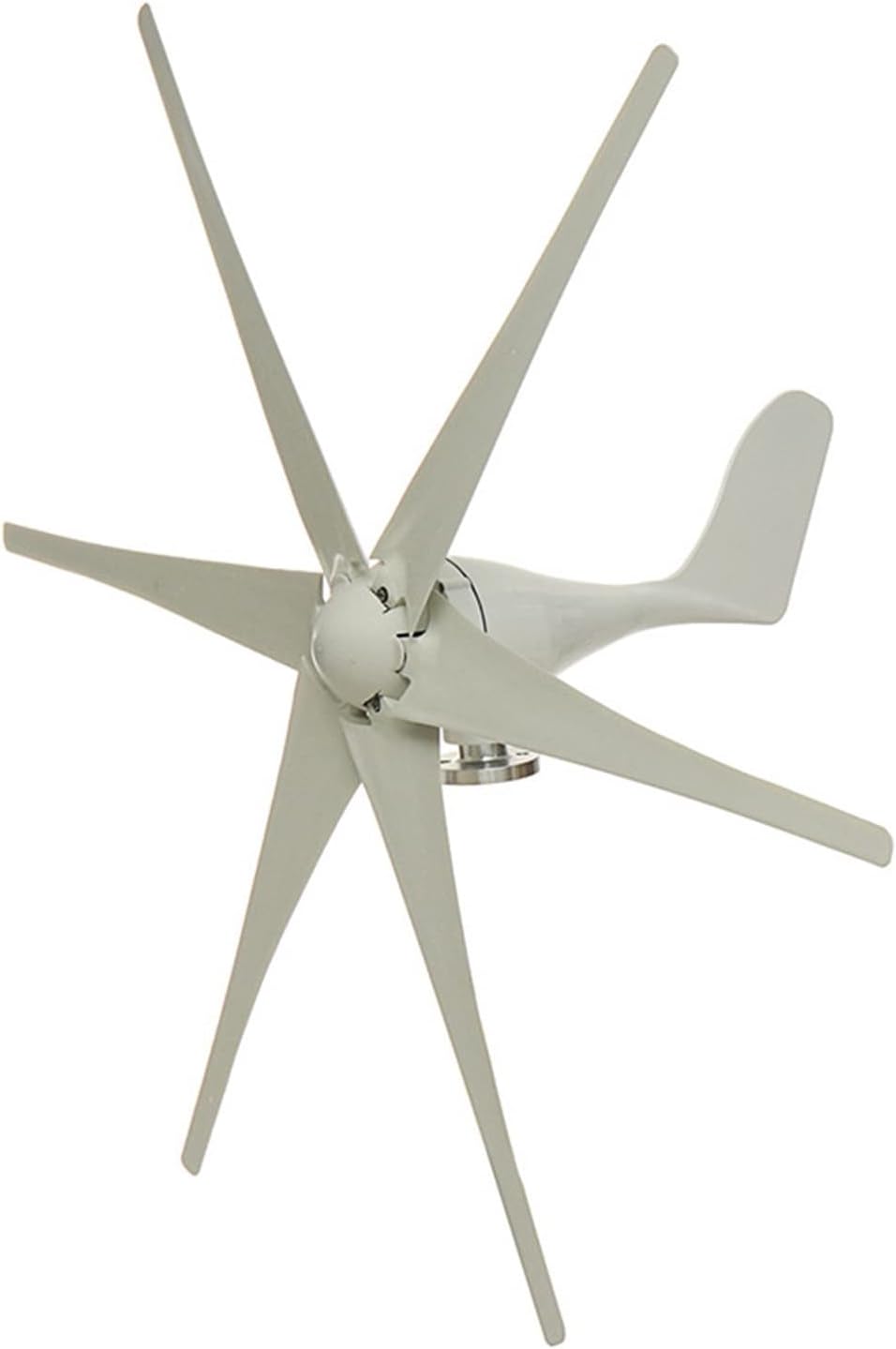 Wind Turbine, 6000W Small Home Wind Turbine Generator Windmill Fit for Street Lamps,Monitoring Boat Free 10kw 10000W WithController(White,with Controller_48V)