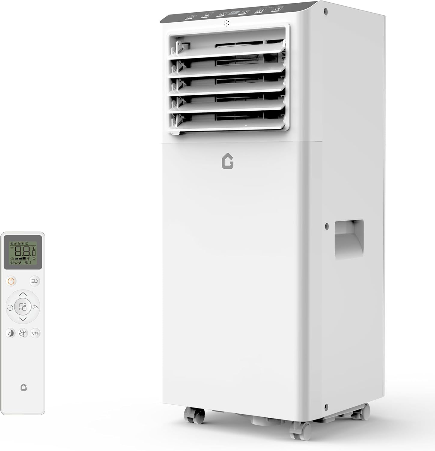 8,000 BTU Portable Air Conditioners,3 in-1 Portable AC Unit with Follow me Mode,Stand up AC Unit up to 350 sq.ft,Remote Control,24H Timer,for Room Office Garage