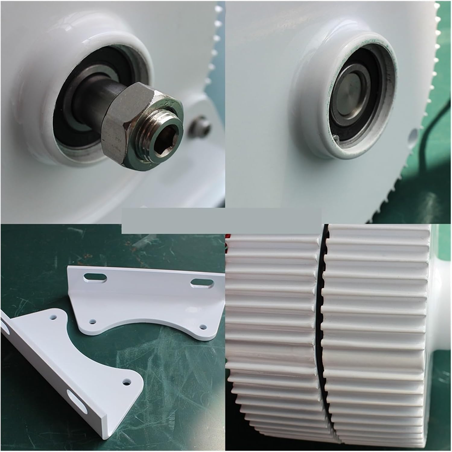 Wind Turbines Generator Low Speed Wind Power Generator 1000W 1500W 12V 24V 48V Gearless Permanent Magnet Generator Industrial Energy(Type1,24V_1000W)