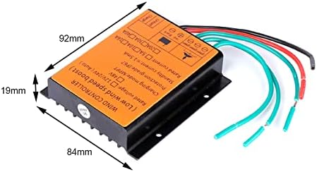 2000W Wind Turbine Charge Controller, Waterproof Regulator for 12V, 24V, 48V Systems, Ideal for 100W-2000W Small Windmill Generators, Auto Voltage Adjustment
