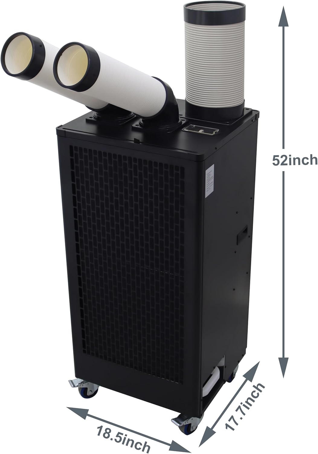 TECHTONGDA Industrial Spot Cooler Air Conditioner Commercial Mobile Outdoor Cooling Machine Aircon Double Outlets 550m³/h