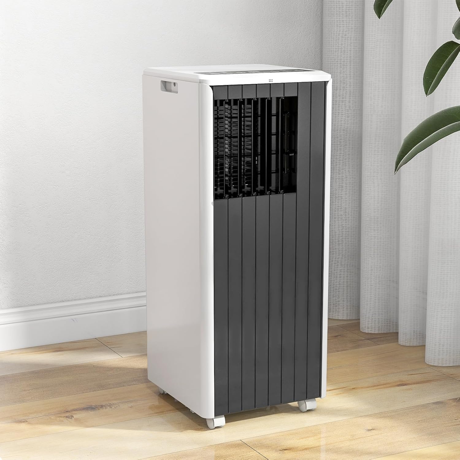 8000 BTU Portable Air Conditioner for 250-350 Sq Ft 3-In-1 AC Unit with Cooling/Dehumidifier/Fan Modes, Remote, 24H Timer & Installation Kit for Home/Office/Dorm
