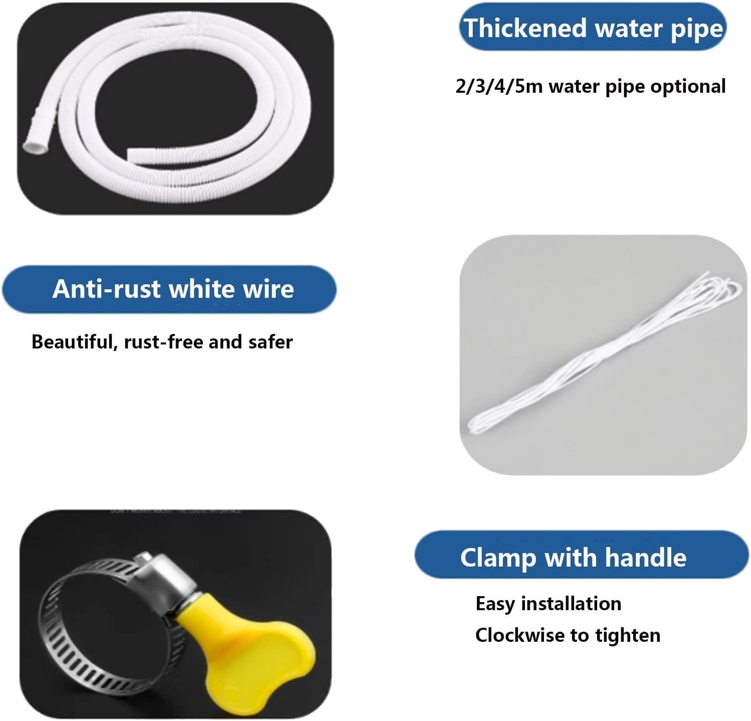 Air Conditioner Drip Pan, Condensate Drain Pan, PP Material, Suitable for Window Air Conditioner and Mini Split Air Conditioner(91.5 * 45 * 3cm/36.6 * 17.7 * 1.2in)