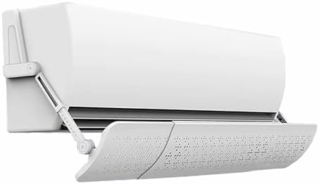 Fold-able Air Conditioner Deflector, Anti Direct Blowing Retractable ac Vent Deflector, Split Unit Air Deflector, for Bedroom Office Hotel