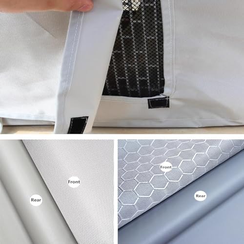 Outdoor Window Air Conditioner Covers,Window Air Conditioner Cover for Outside Unit, AC Covers for Outdoor Window Large Size,Silver (Color : Silver, Size : 32.3x12.2x22.8IN)