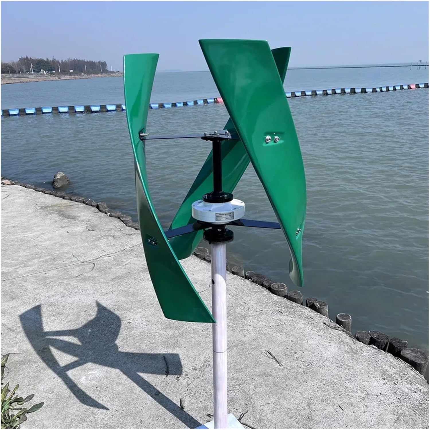 Wind Turbines, Alternative Energy 1000w Wind Generator Vertical Axis Wind Turbine Generator Wind Mill Fan for Home Use(White,12V_1000W)