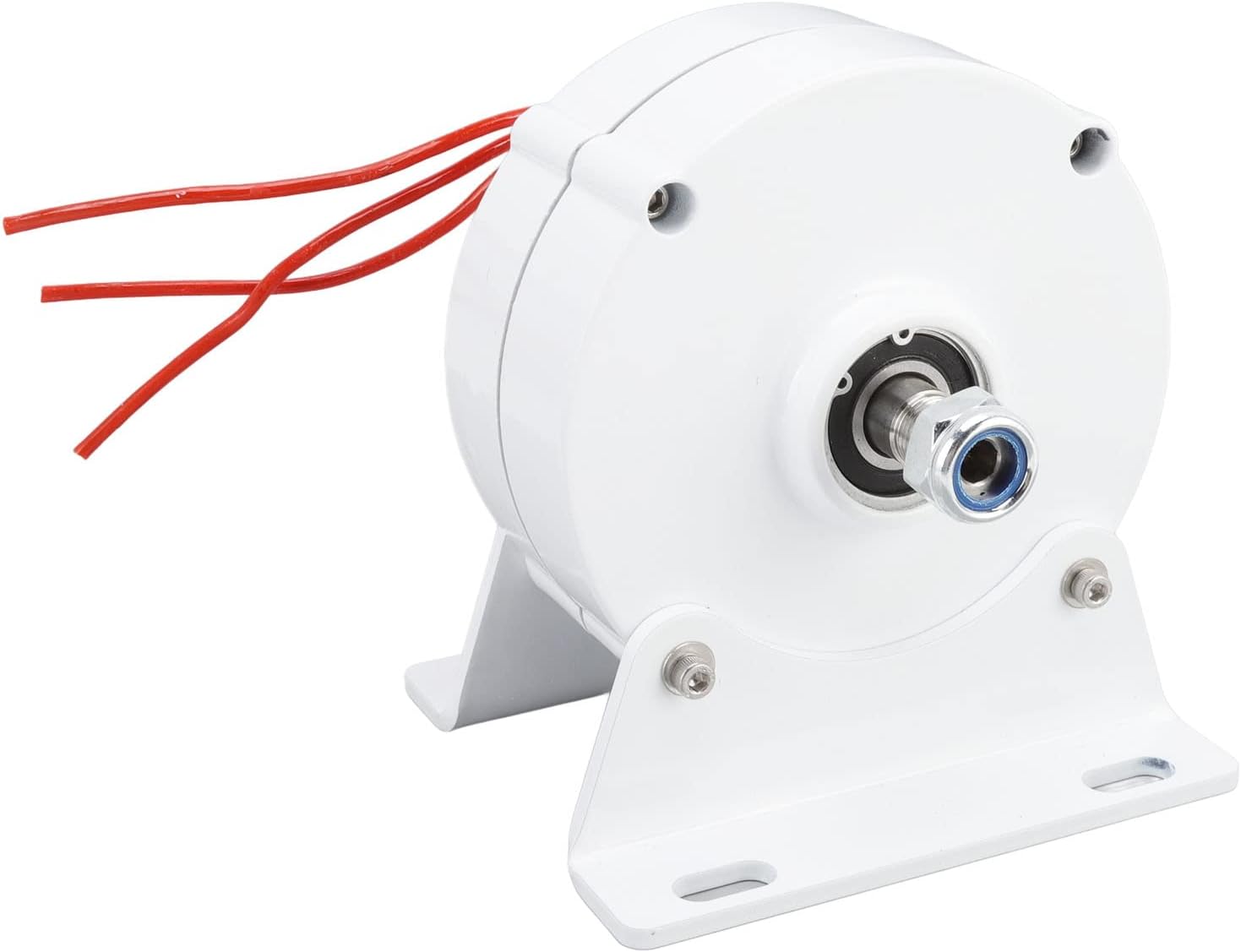 Fdit Three Phase AC Permanent Magnet Generator, 200W Low RPM Gearless Alternator with Aluminum Alloy Shell for Wind Turbine and Direct Drive Applications (48V)