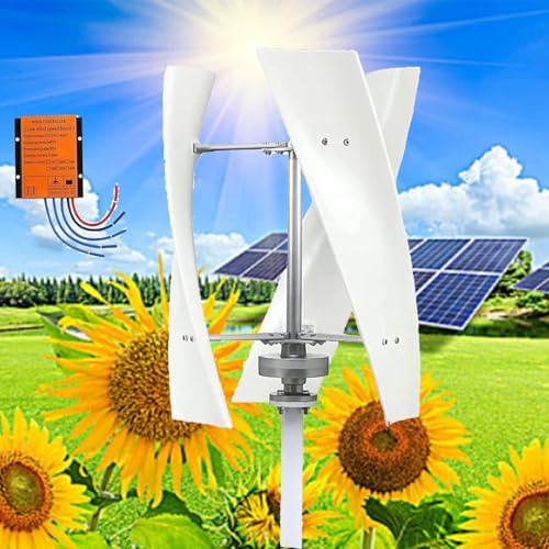 20000W Vertical Wind Turbine Generator - Space-Saving 12V/24V/48V Windmill Kit for Home, RV, Marine - Efficient Renewable Energy Solution, Eco-Friendly & Colorful Design