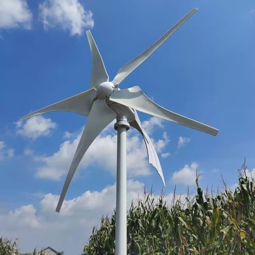 300W/400W/500W Permanent Magnet Wind Turbine for Home Use - Solar Hybrid Power Generator, Automatic Rooftop & Farm Solution (400W) - Eco-Friendly Energy Solution