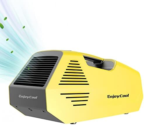 EnjoyCool Portable Air Conditioners, Outdoor Air Conditioner, 2380BTU Home AC Cooling Unit, 24Volt, 220W Low Power Consumption for Outdoor Camping Tent, Car, Truck, Parties, Fishing, Van and RV