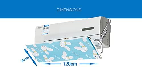 Adjustable air-Conditioning Wind Deflector, Universal for Indoor Office air conditioners,Butterfly