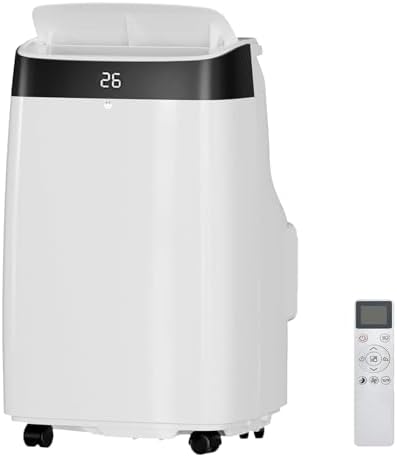 10000 BTU Portable Air Conditioner Cools Up to 450 Sq.Ft, Low Noise 52db/48db,3-In-1 Portable Ac Unit With Dehumidifier & Fan, Remote Control, 24H Timer, Sleep Mode, Includes Window Kit