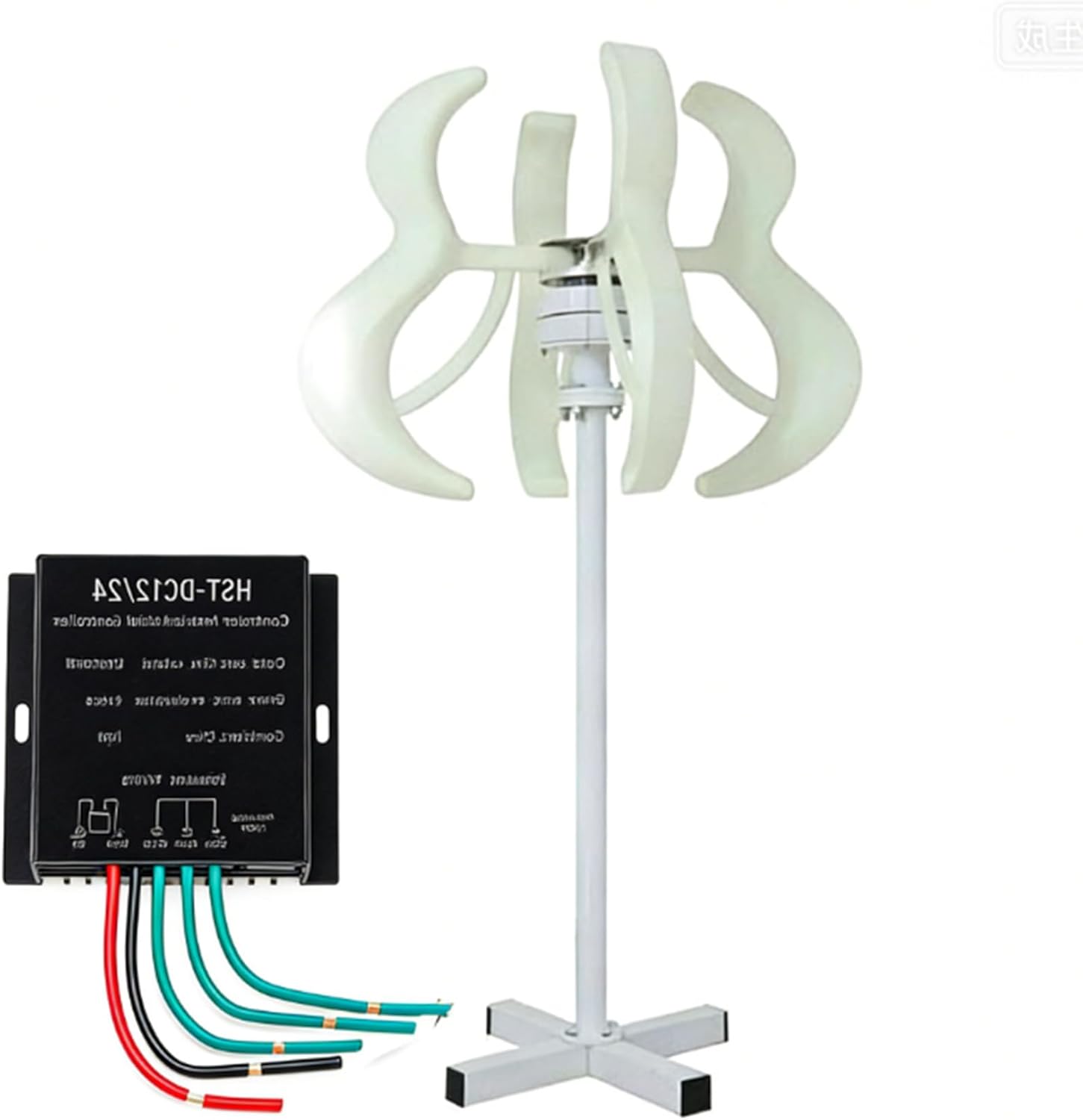 Wind Generator Kit 16000W, 12V 24V 48V 220V Horizontal Home Powers Windmill Energy Turbines for Boats Terraces Cabins(No Noise)