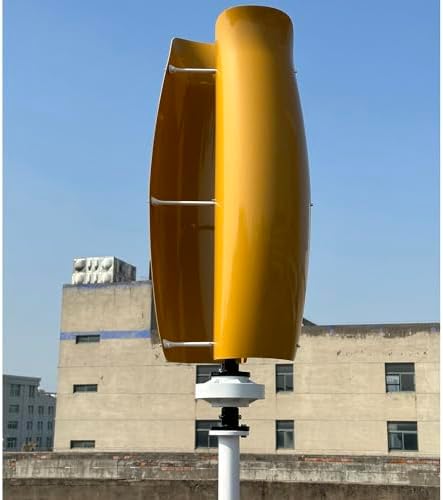 3000W Vertical Axis Wind Turbine Generator Kit - 12V/24V/48V Maglev Power System with MPPT Controller & 2 Fiberglass Blades for Home, Boat, Highway - Eco-Friendly Energy Solution