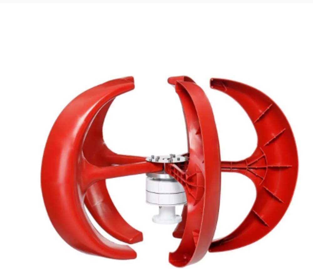 5000W AC 12V 24V Wind Turbines Generator Lantern 5 Blades Motor Kit Vertical Axi for Home Hybrids Streetlight Electromagnetic