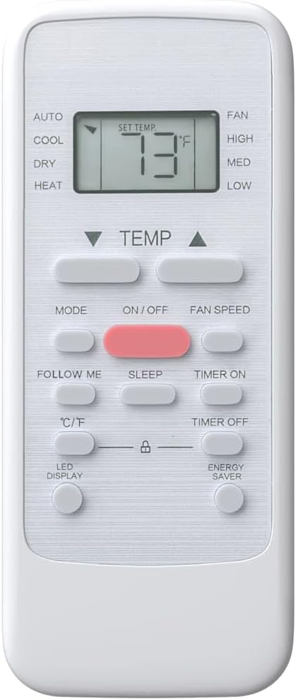 DRTHC102XNA1 10,000 BTU 208 / 230V Through the Wall Air Conditioner with 10600 BTU Supplemental Heating and Remote Control - White