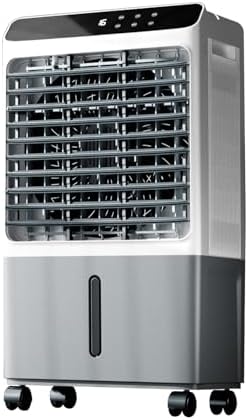 Swamp Cooler, 3-in-1 Evaporative Air Cooler with 36 L/9.5 Gal Tank, 60° Oscillation, 12H Timer, Remote, Portable Air Conditioner for Bedroom Home Office