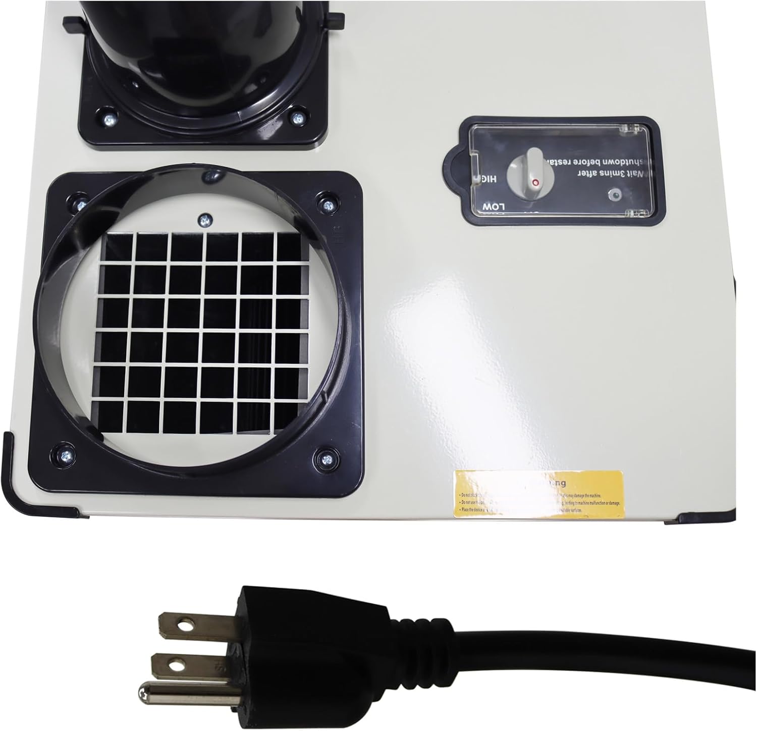 Industrial Portable Air Conditioner 110V,9180 BTU Commercial Spot Cooler with Single-Duct Exhaust for Warehouse Server Room Outdoor Work Sites Easy Install Includes Detachable Filter 1KW